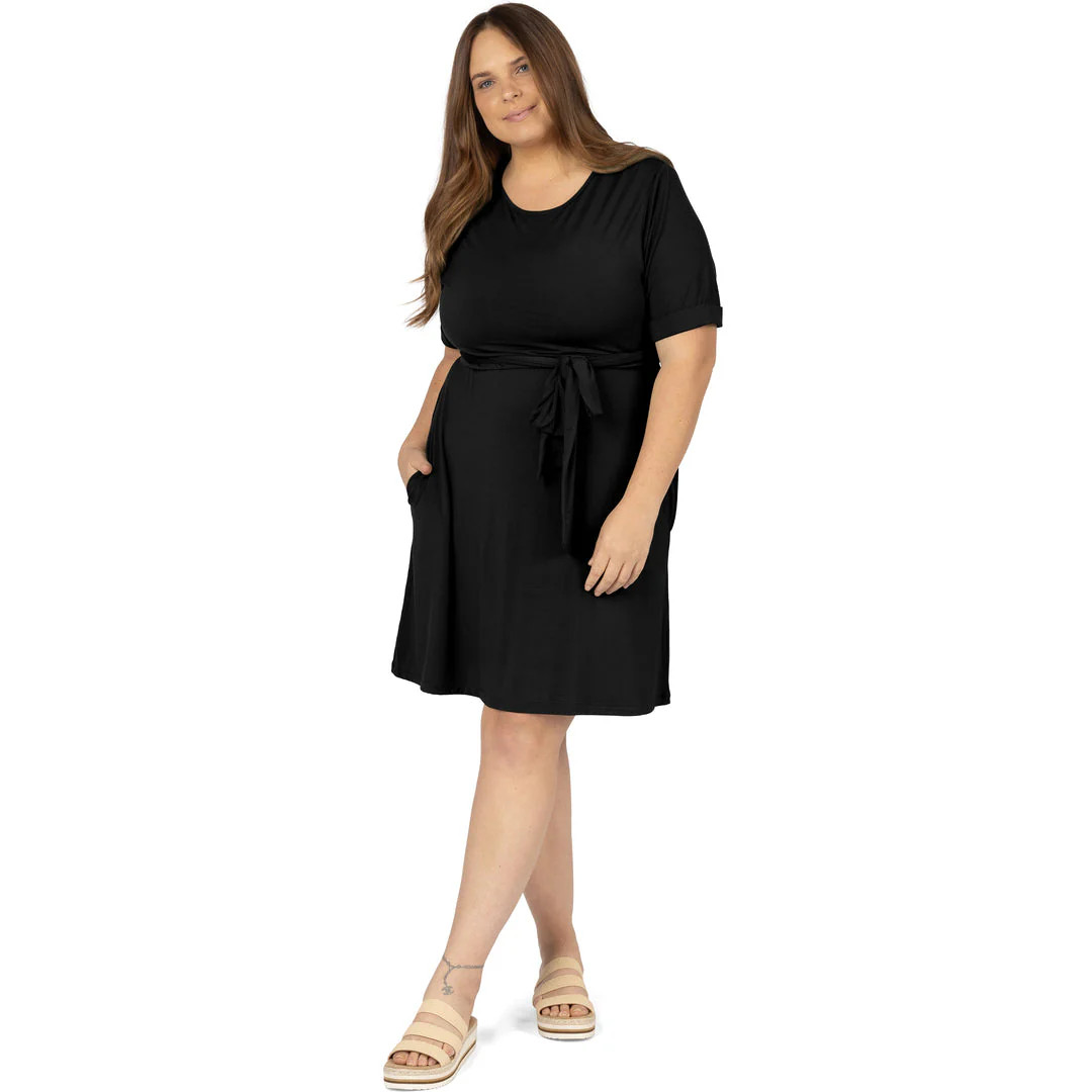 Elena Nursing & Maternity Tie Dress | Kindred Bravely