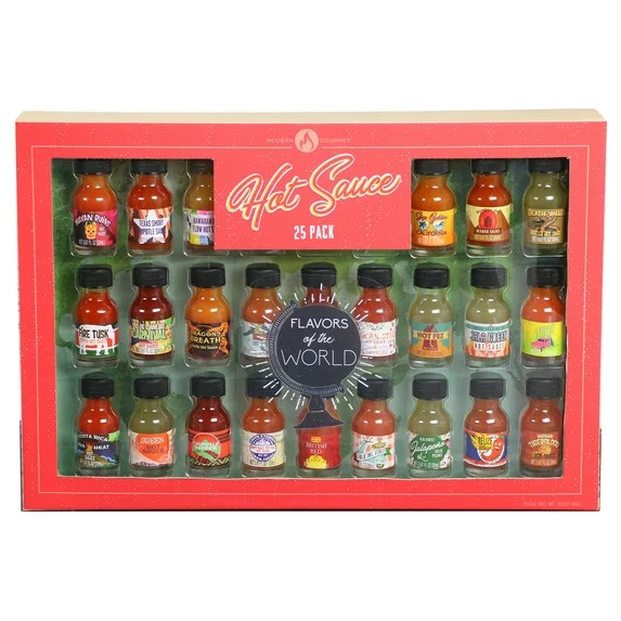 The Modern Gourmet World Wide Hot Sauce 25pk, Gift Set, Food Form Liquid | Walmart (US)