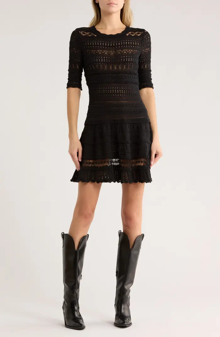 Isabel Marant Étoile Fauve-Ge Open Stitch Minidress | Nordstromrack | Nordstrom Rack
