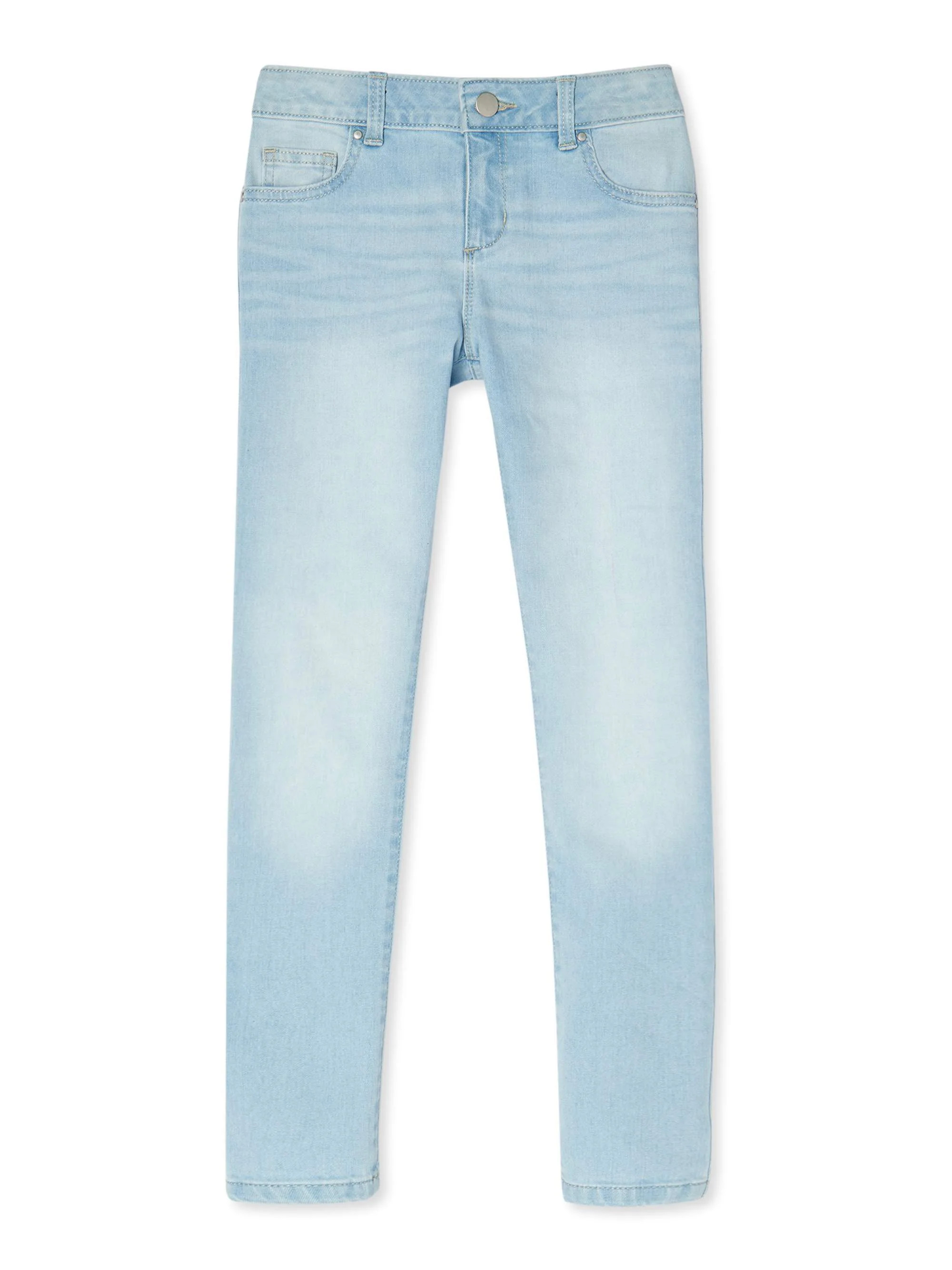 Wonder Nation Girls Kid Tough Skinny Jeans, Sizes 5 -18 & Plus - Walmart.com | Walmart (US)