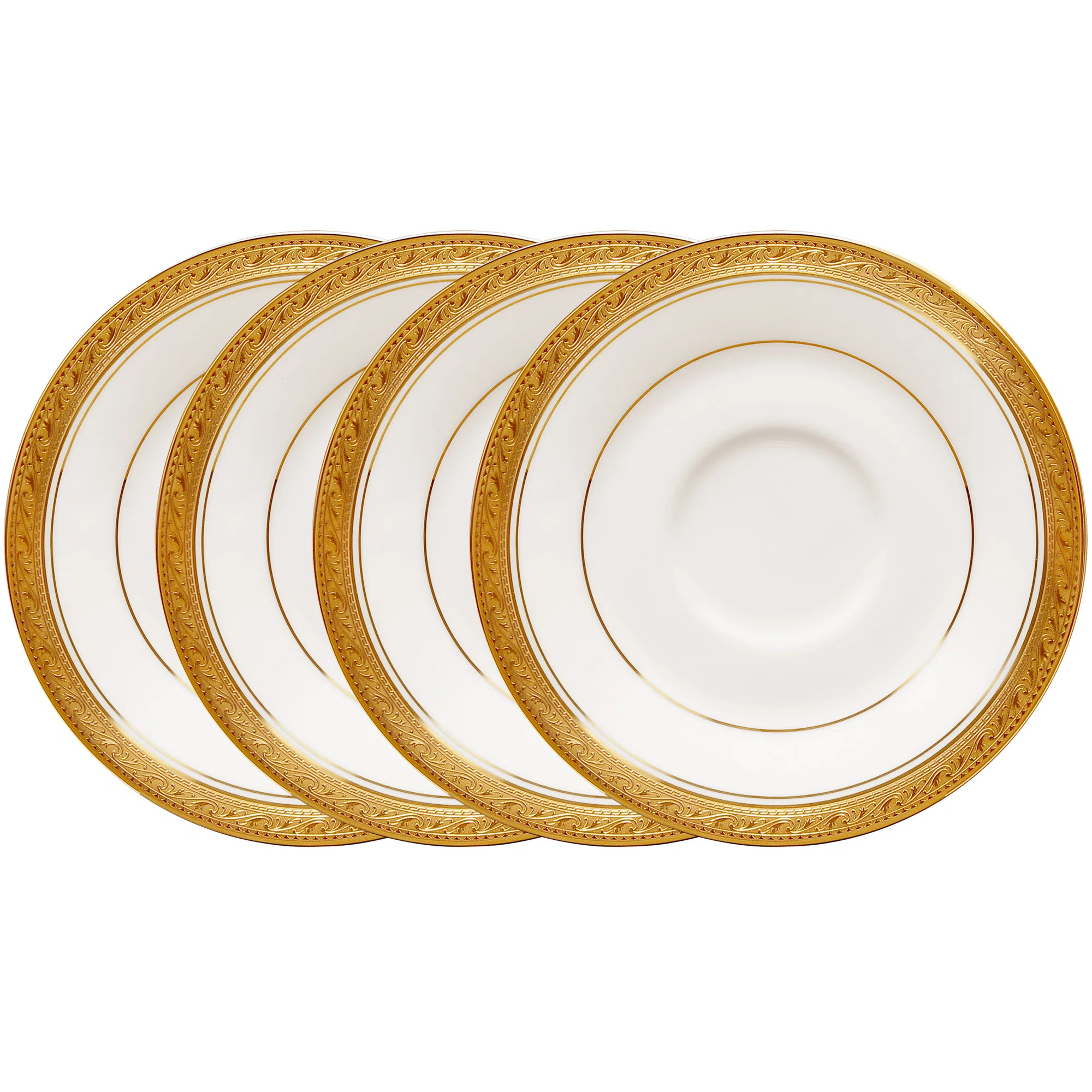 Noritake Crestwood Saucers, 6" (Set of 4) | Wayfair North America