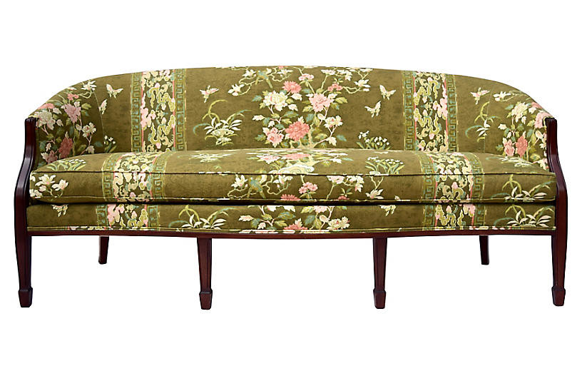 Hickory Chair Federal Mahogany Sofa | One Kings Lane