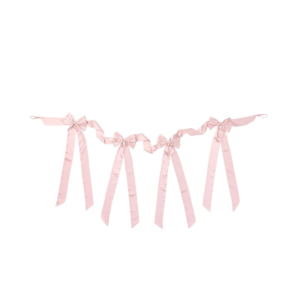 LoveShackFancy Satin Bow Garland | Pottery Barn Teen
