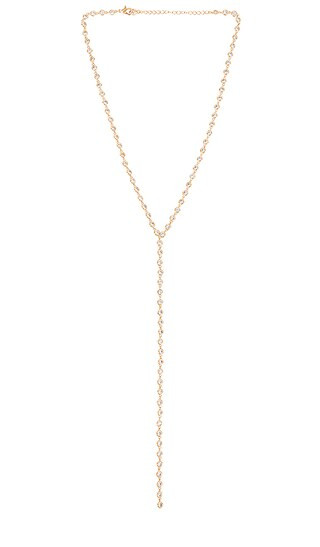 Cici Lariat in Gold | Revolve Clothing (Global)