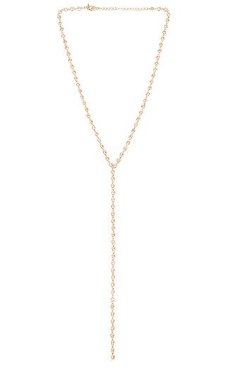 Cici Lariat in Gold | Revolve Clothing (Global)
