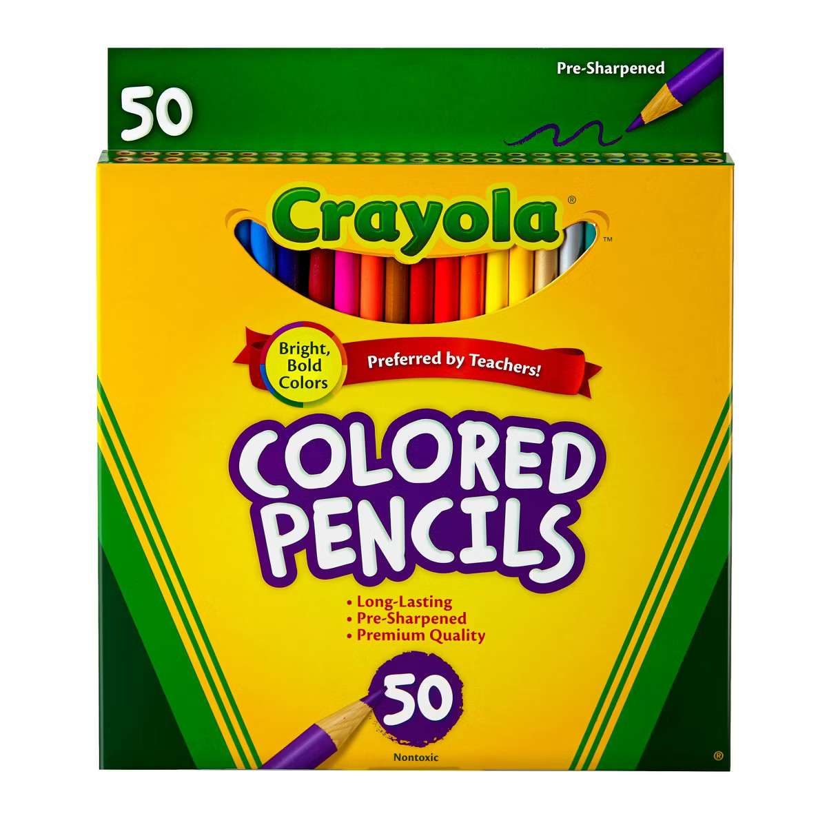 Crayola 50ct Colored Pencils Assorted Colors | Target