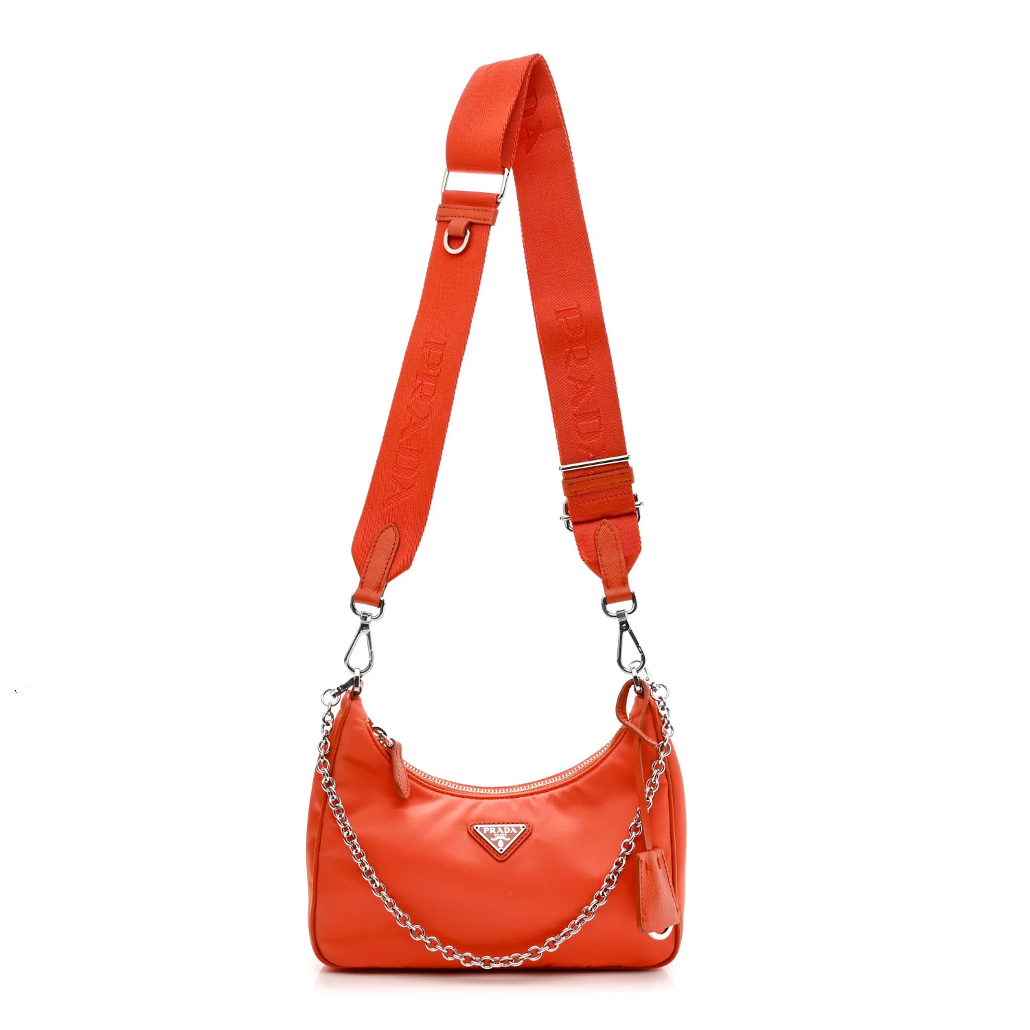 Prada Re-Nylon Saffiano Re-Edition 2005 Shoulder Bag Arancio 1830019 | FASHIONPHILE (US)