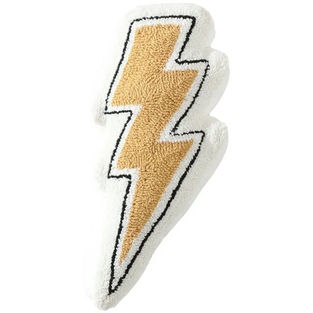 Mainstays 10" x 20" Lightning Bolt Decorative Pillow, Yellow - Walmart.com | Walmart (US)