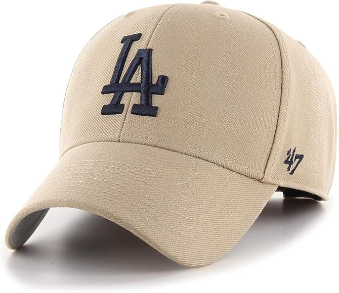 '47 Brand Relaxed Fit Cap - MVP Los Angeles Dodgers Khaki | Amazon (US)