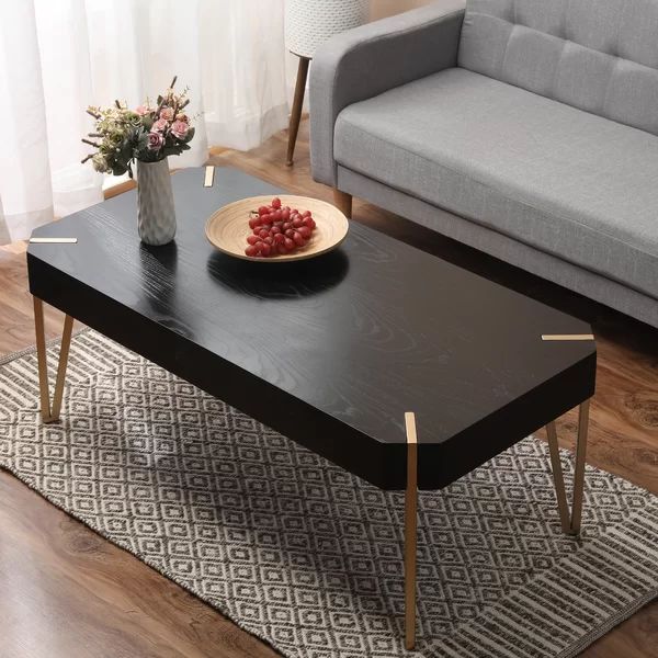 Wood And Metal Coffee Table | Wayfair North America