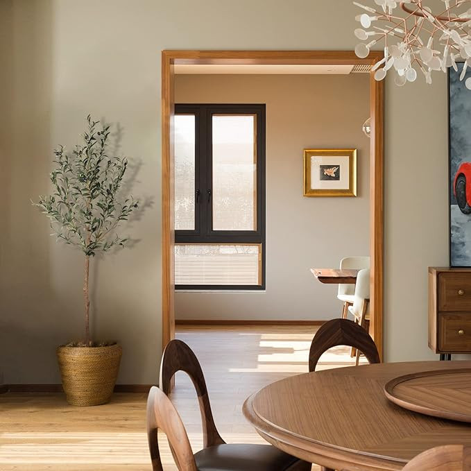 Realead Faux Olive Tree 7ft - Realistic Tall Silk Olive Trees Artificial Indoor Decor - Large Pot... | Amazon (US)