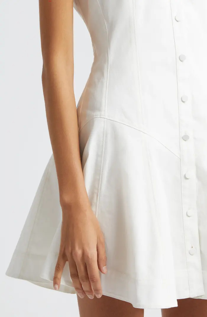 Cinq \u00e0 Sept Poppy Sleeveless Stretch Twill Shirtdress | Nordstromrack | Nordstrom Rack