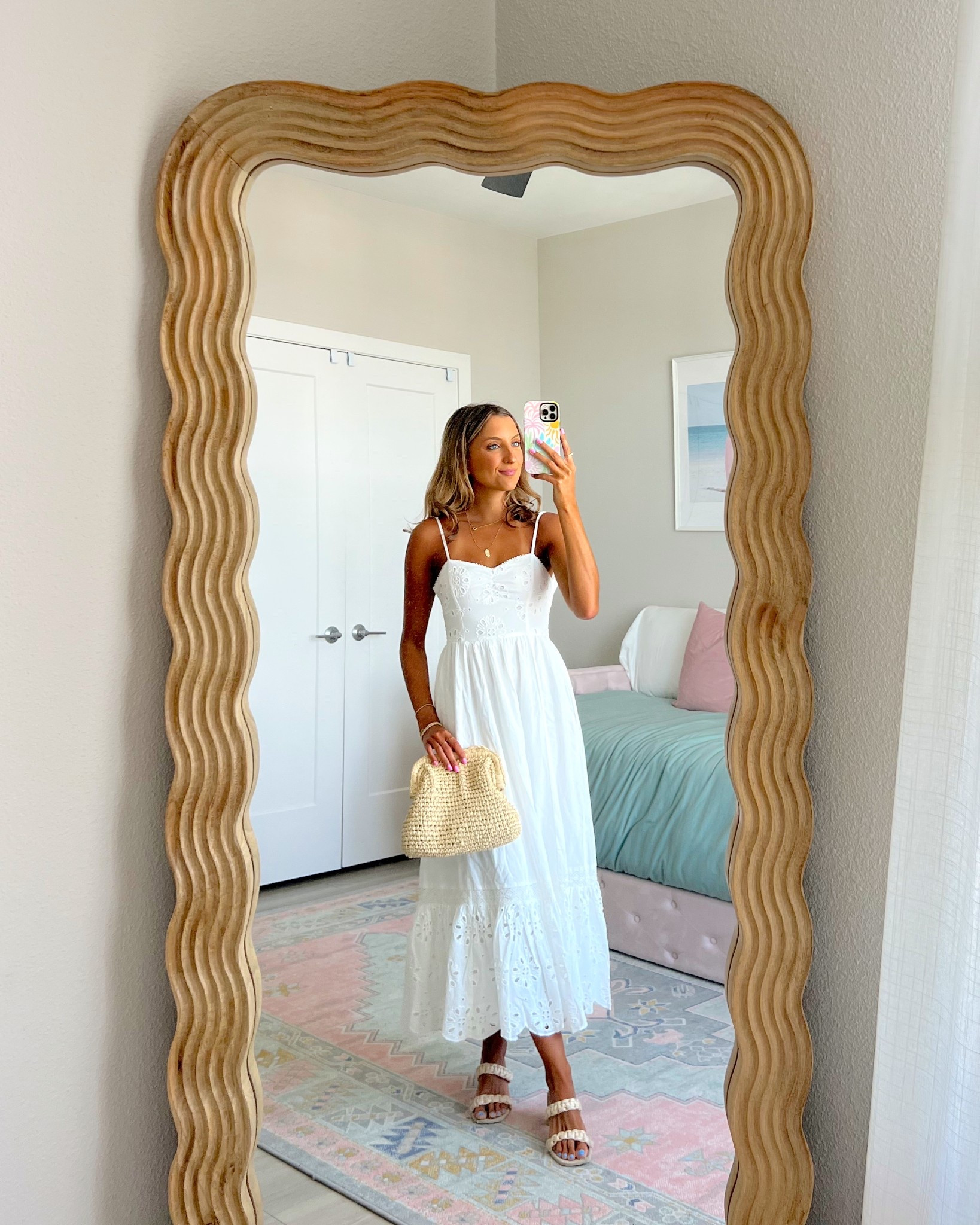 spring outfit idea from American eagle 💐💕 wearing a size XS use code EXTRA35 for an extra 35% off your purchase 