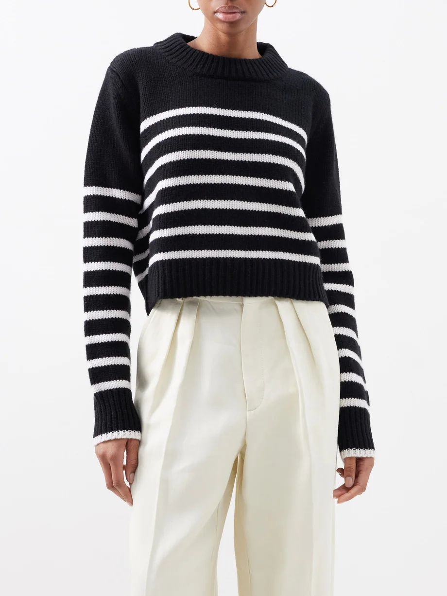Mini Marin striped wool-blend sweater | La Ligne | Matches (US)