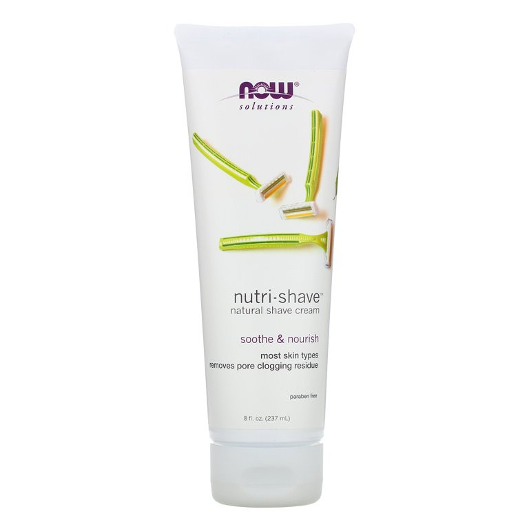 NOW Foods - Nutri-Shave Natural Shave Cream - 8 oz. | Walmart (US)