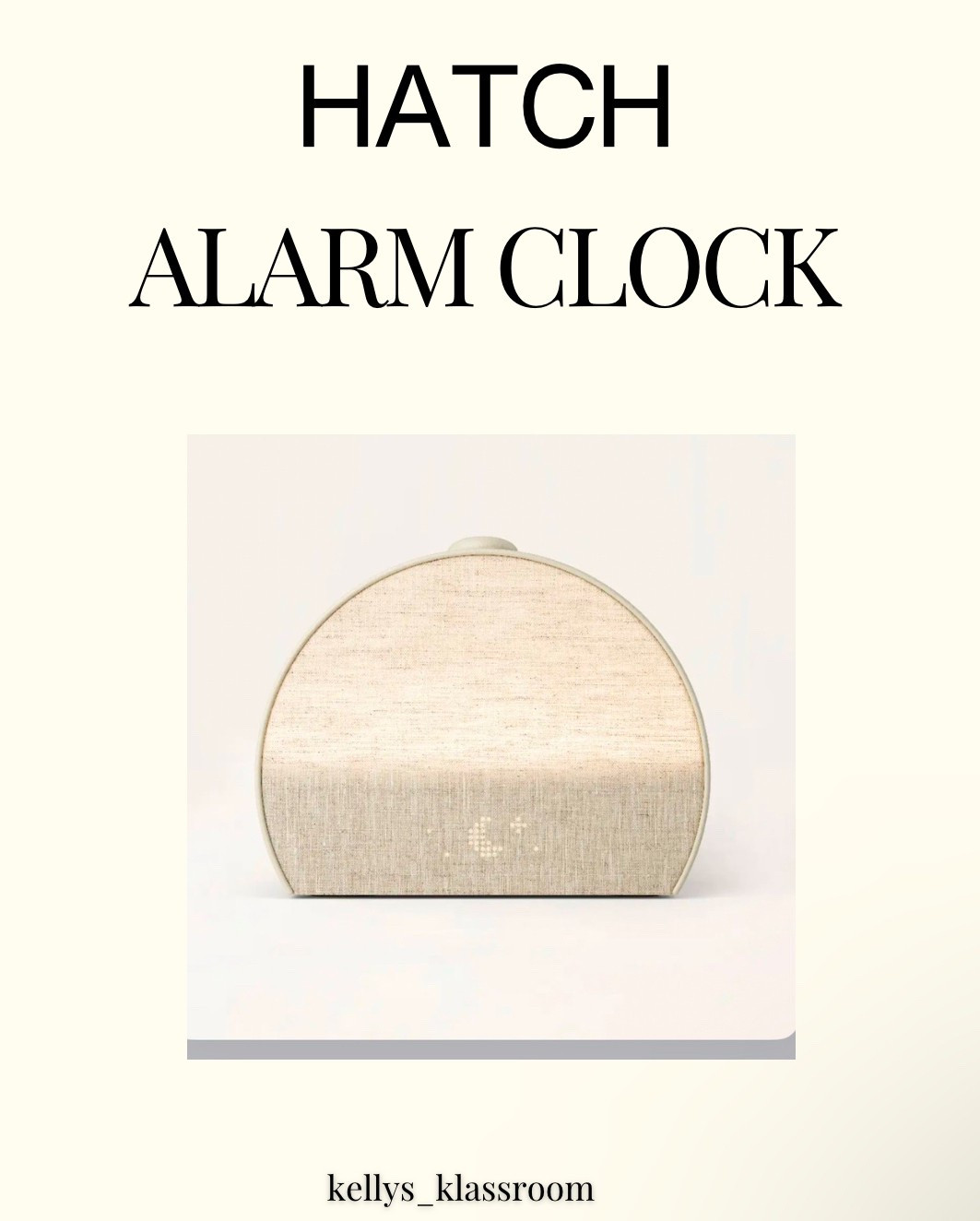 Hatch alarm clock 

#LTKSaleAlert #LTKHome #LTKSpringSale
