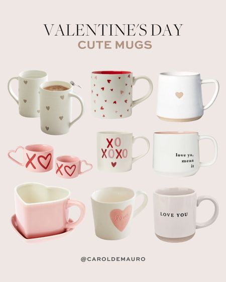 Cute mugs for valentines!

#homefinds #valentinefinds #valentinesday #heartmugs

#LTKU #LTKFind #LTKhome
