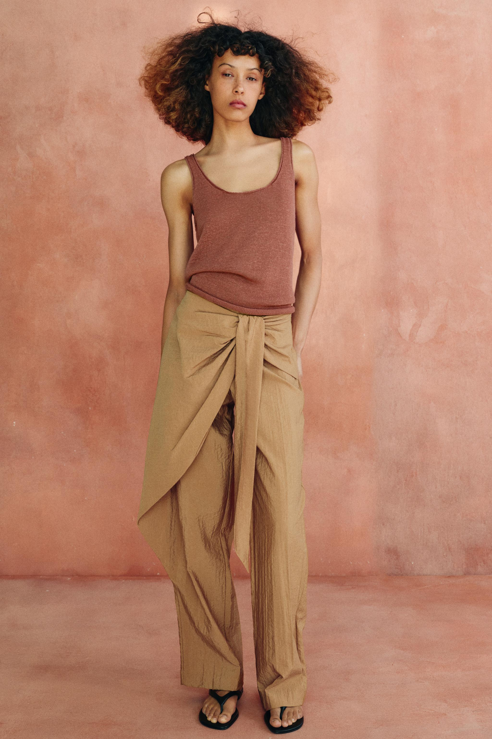 PAREO STRAIGHT LEG PANTS | Zara US