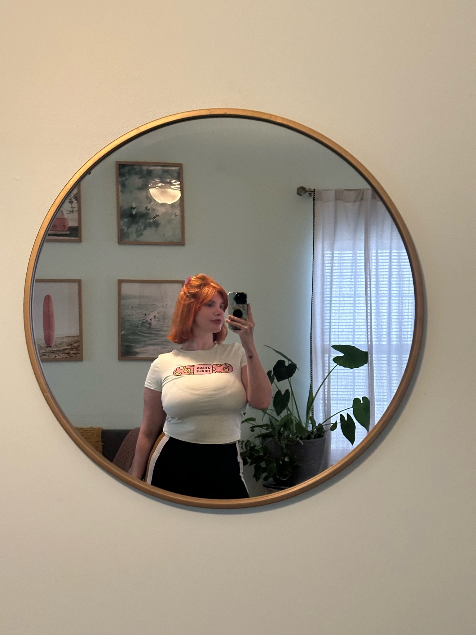 Jesus Heals Women’s Graphic Tee Size: Large! I am 5’9, 3 months postpartum and weigh around 180lbs for Reference 🤍🙏🏼 #christianclothing

#LTKMidsize #LTKFindsUnder50 #LTKActive