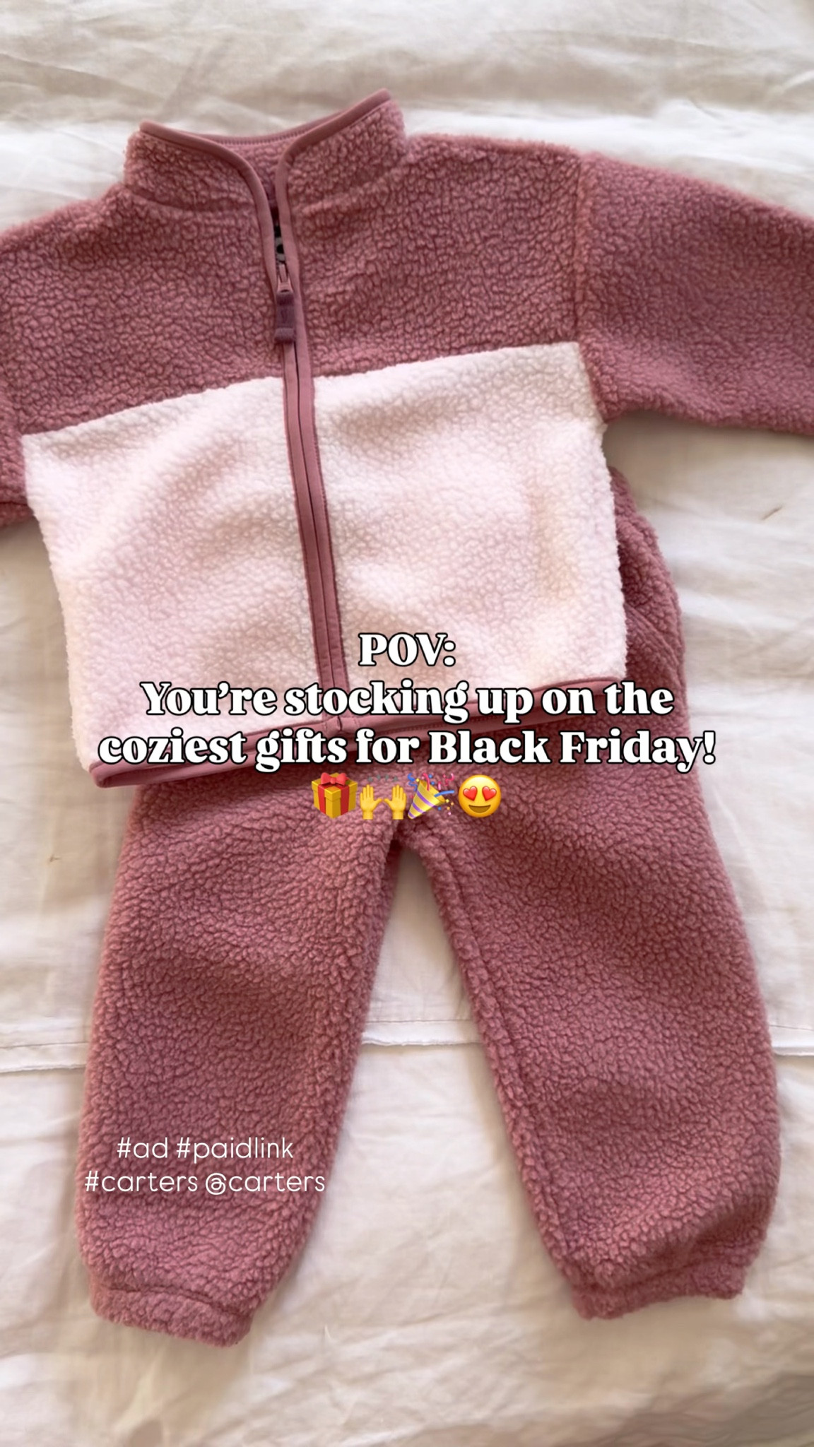 Carter’s Black Friday sale is here & everything is 50%-60% off! 🙌 #ad Love these cozy sets for winter! They’re perfect to pair together or style separately. Comment SHOP & I’ll send you the link to these & more on my LTK 🫶 Sharing more in stories! 🥰
#paidlink #carters @carters #toddlergirloutfit #toddlerboyoutfit #toddlerstyle #babyoutfit #babygirlclothes 

#LTKCyberWeek #LTKKids #LTKBaby