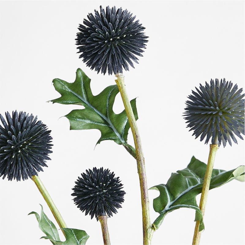 Faux Navy Thistle Stem + Reviews | Crate and Barrel | Crate & Barrel