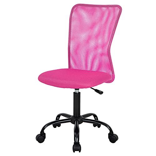 Home Office Chair Mid Back Mesh Desk Chair Armless Computer Chair Ergonomic Task Rolling Swivel Chai | Amazon (US)