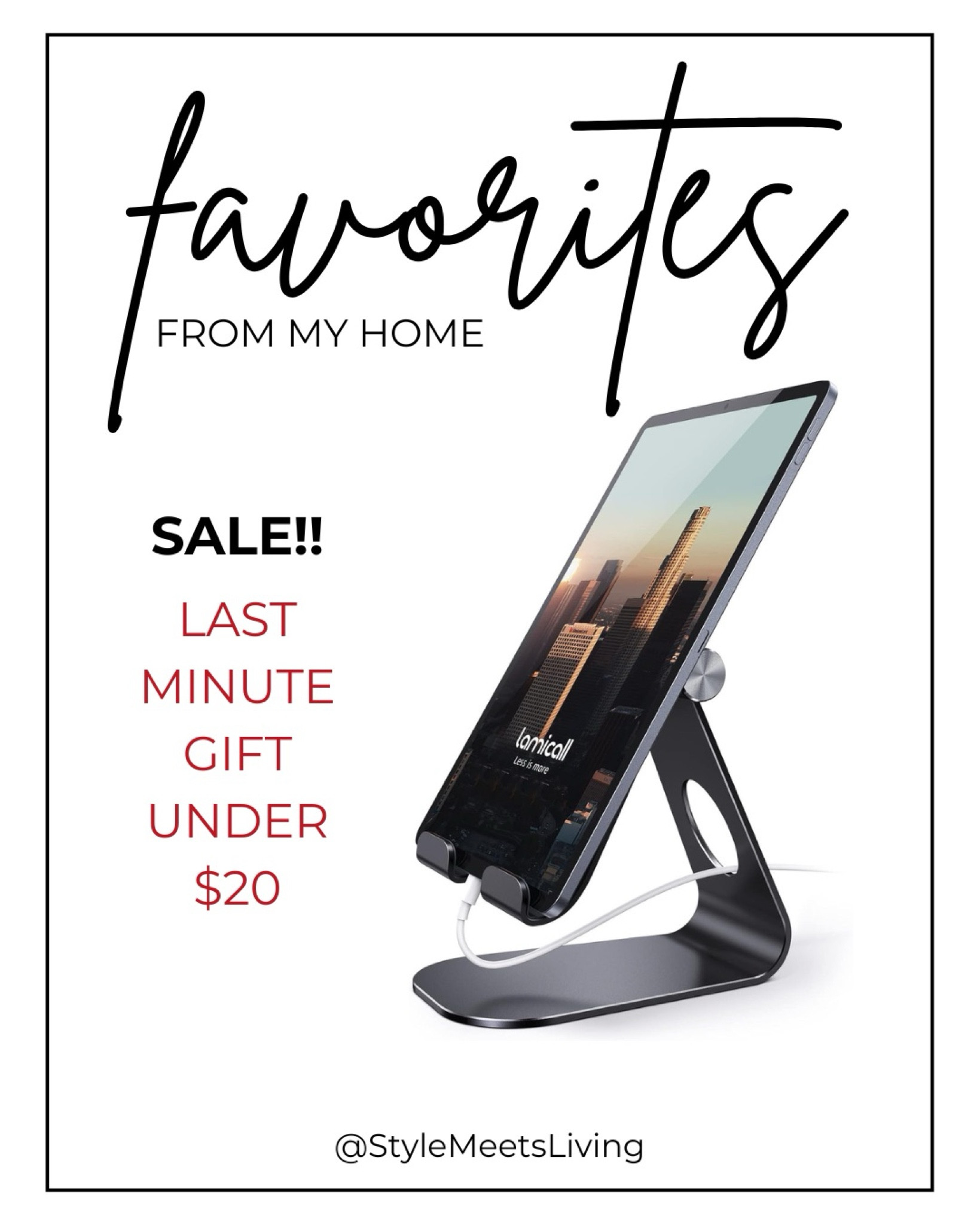 Need a quick gift idea? 🎁✨ This iPad stand is under $20 and on sale now! Perfect for work, cooking, or streaming, it’s a practical gift that’s sure to impress. Tap to grab it before the deal ends!

#LastMinuteGift #iPadStandDeal #Under20Gifts #HolidayGiftIdeas #AmazonGifts

#LTKHoliday #LTKHome #LTKGiftGuide