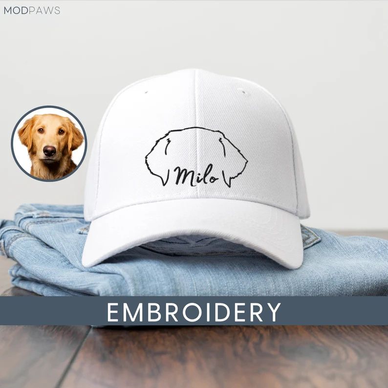 Custom Pet Hat Using Pet Photo Personalized Dog Hat Custom Cat Hat Custom Pet Cap Embroidered Dog... | Etsy (US)