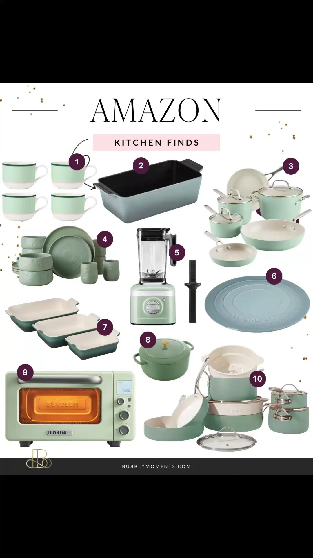 If your dream kitchen is equal parts functional and aesthetic, these finds are for you 💚✨ effortlessly stylish pieces that make everyday cooking, hosting, and organizing feel more elevated. Loving the soft tones, timeless designs, and cozy home vibe these bring to any kitchen setup. These are the kinds of finds that instantly make your space feel fresh, clean, and beautifully curated 🤍

#amazonmusthaves #kitchenfinds #ltkhome #homefavorites #amazonkitchen #homedecor #kitchendecor #interiordesign #homeorganization #kitchenstyle #cozyhome #aestheticfinds #modernliving #homegoals #cookware #kitchenessentials #decorideas #amazonfind #stylishkitchen #homeinspiration #neutralhome #dailyfinds #organizedhome #coffeebarideas #kitchenware #homeupgrades #amazonhomefavorites #ltkit #homeaesthetic

#LTKdayinmylife #LTKmomlife #LTKHome