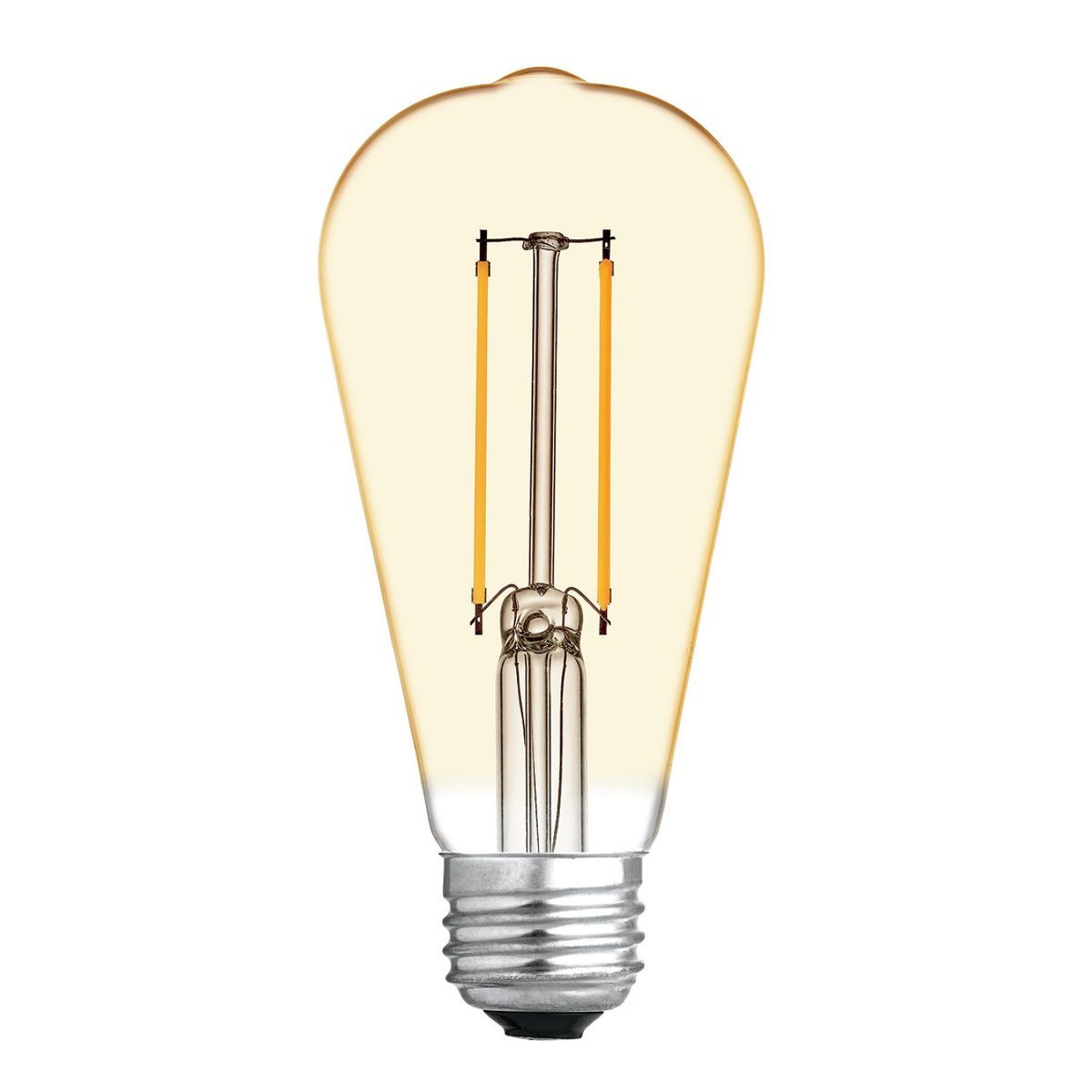 GE LED Light Bulbs 5.5W 40W Equivalent Amber Glass Warm Candle Light | Target