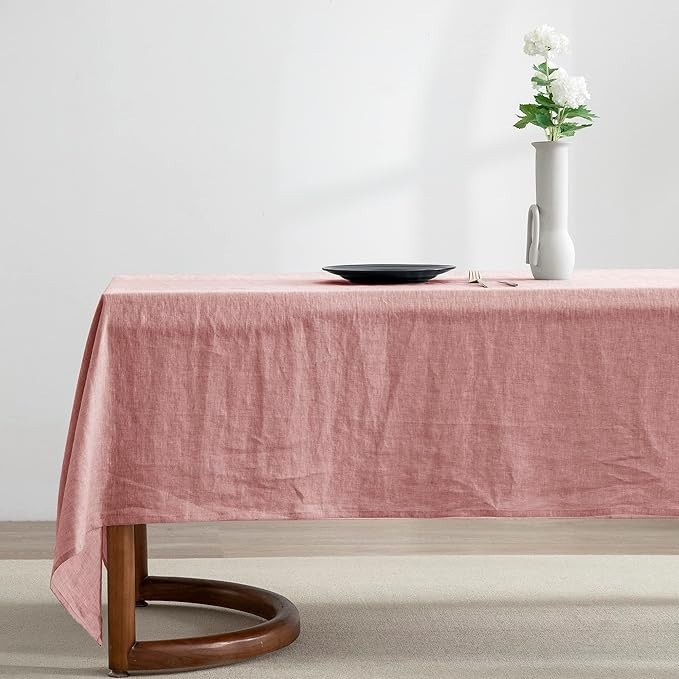 EVERLY 100% Pure Linen Rectangle Tablecloths 60x120Inches for Dining,Buffet Parties,Picnic,Events... | Amazon (US)