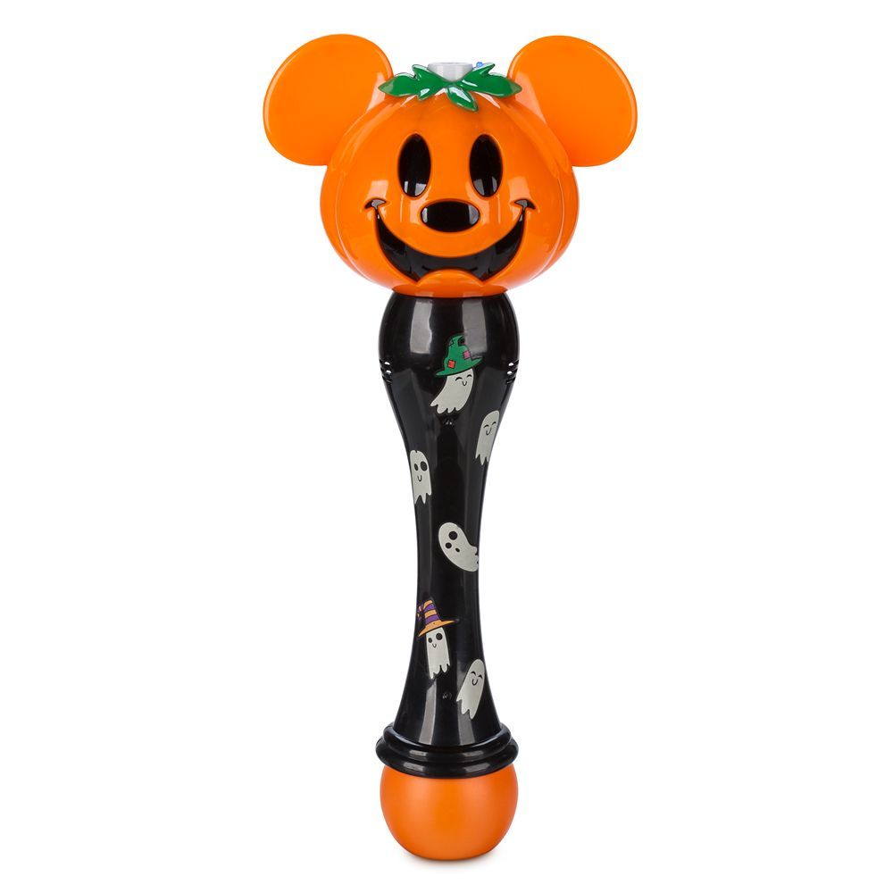 Mickey Mouse Jack-o'-Lantern Light-Up Bubble Wand | shopDisney | Disney Store