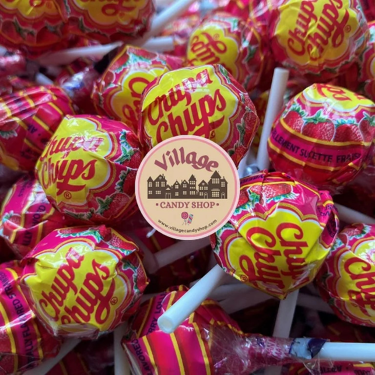 Strawberry Chupa Chups Lollipops - 15 Count | Walmart (US)