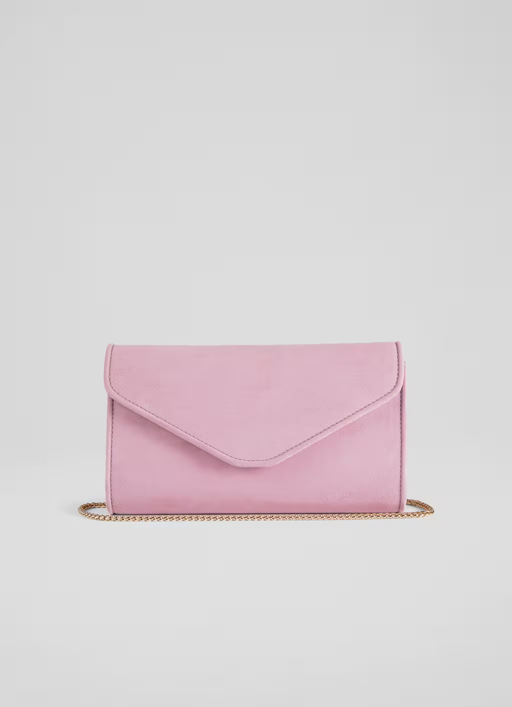 Dominica Lilac Suede Clutch Bag | L.K. Bennett (UK)