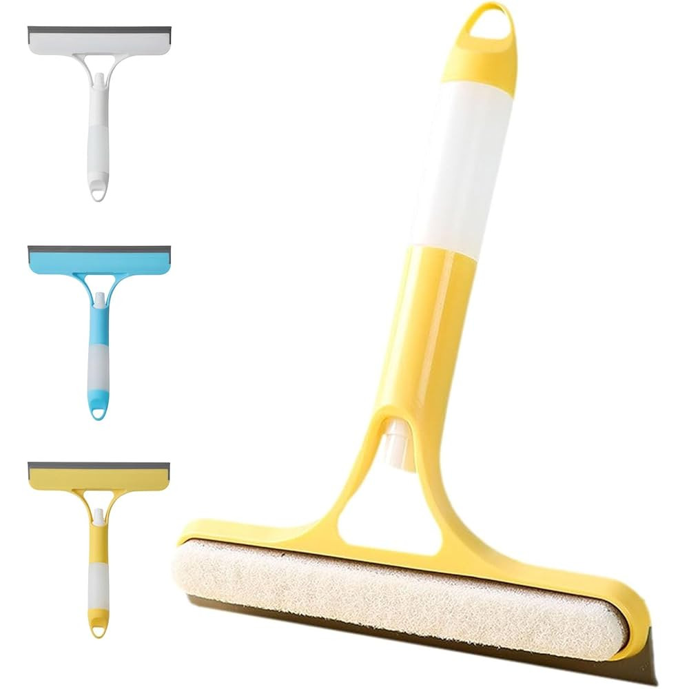 3 in 1 Window Cleaning Scraper, Mirror Squeegee with Sprayer | Amazon (US)