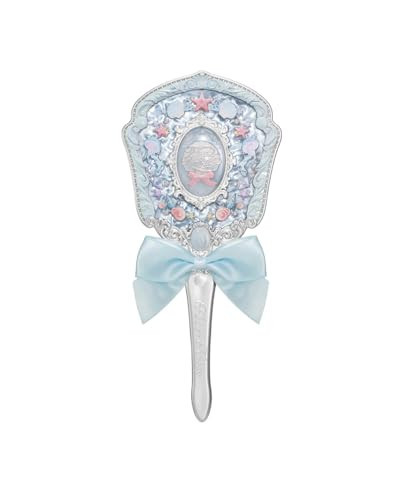 Flower Knows Shell's Jewel Hand Mirror,Vintage Portable Handheld Mirror,Fancy & Pretty Princess Mirror with Long Handle,Gift for Girls(Blue Seashell) | Amazon (US)