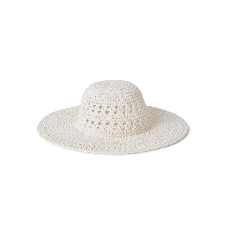 Time And Tru Women's Woven Straw Hat | Walmart (US)