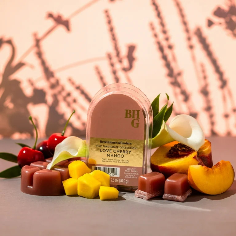 BHG Luxury Fragrance, Love Cherry Mango Scented Wax Melts, 2.5oz | Walmart (US)