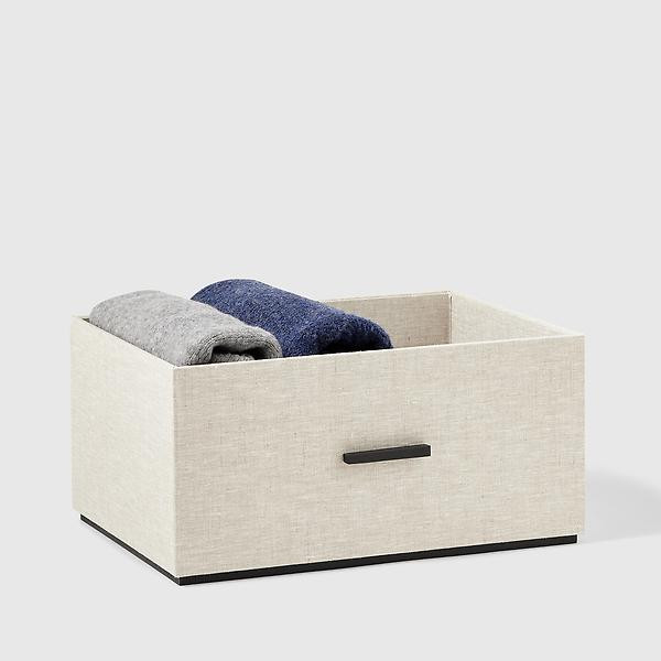 Marie Kondo Linen Harmony Closet Storage Bin | The Container Store