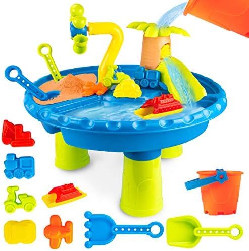 UNIH Beach Toys Sand Toys Set, Sand and Water Table Sand Molds Beach Tool Kit,17.9 ''x 17.9 ''x 1... | Amazon (US)