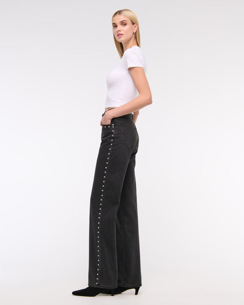 Women's High Rise 90s Relaxed Jean | Women's Party Collection | Abercrombie.com | Abercrombie & Fitch (US)