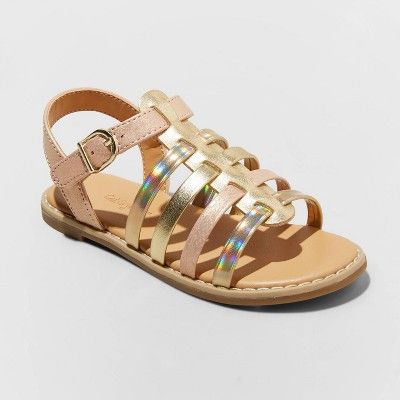 Toddler Girls' Shanel Ankle Strap Sandals - Cat & Jack™ | Target