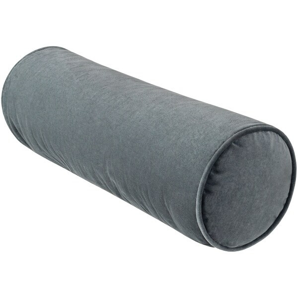 Annette Cotton Velvet Bolster Pillow - Bed Bath & Beyond - 36276517 | Bed Bath & Beyond