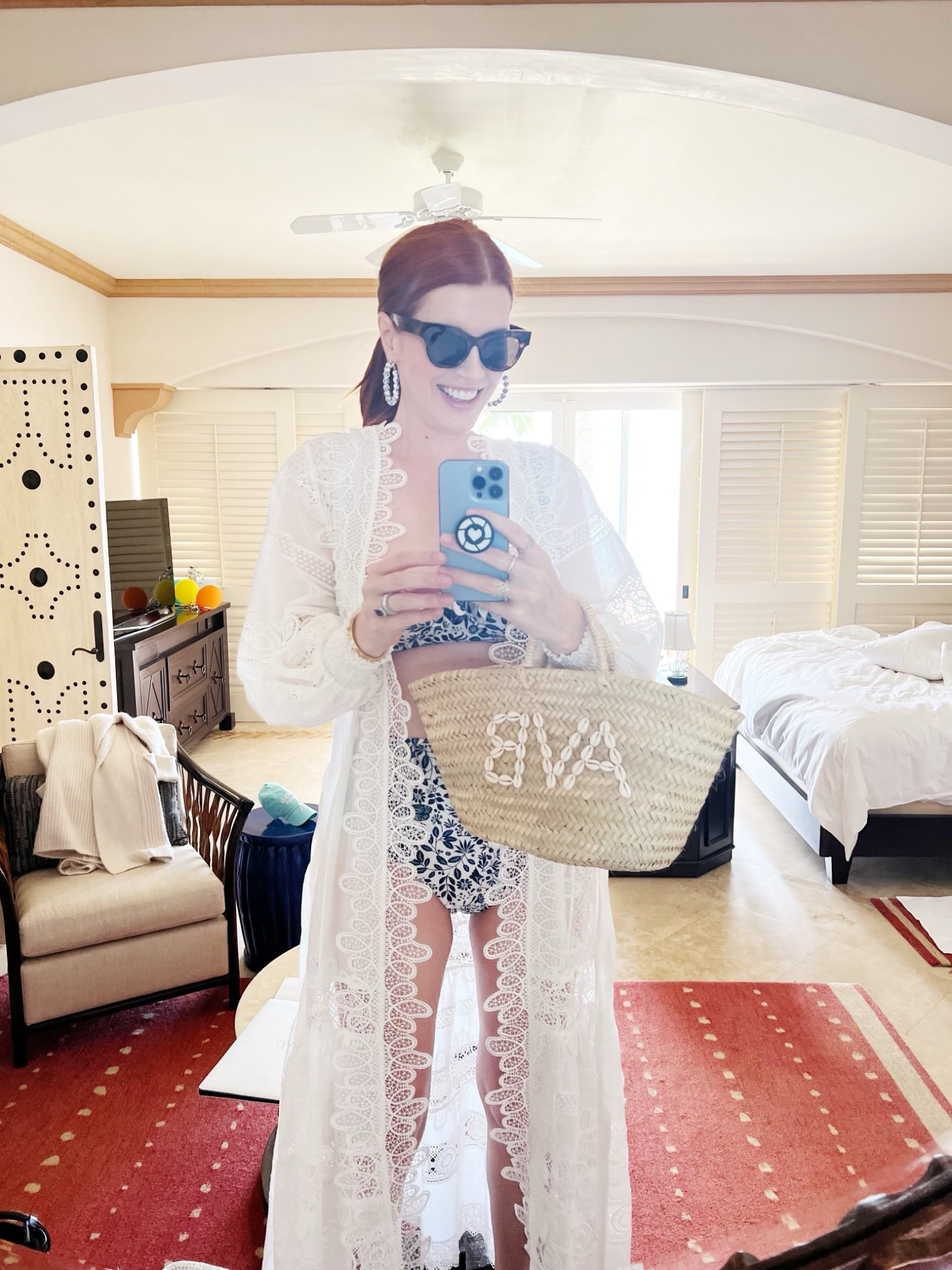 The details of this coverup are unreal. I’ve worn this on several beach vacations for sun protection and don’t take it off. It’s several seasons old, but found a few similar options for you. This look is perfect for brides going on their bachelorette or honeymoon. Can’t forget to mention the custom shell bag to add her new initials💍Worth the splurge!

#LTKtravel #LTKwedding #LTKswim