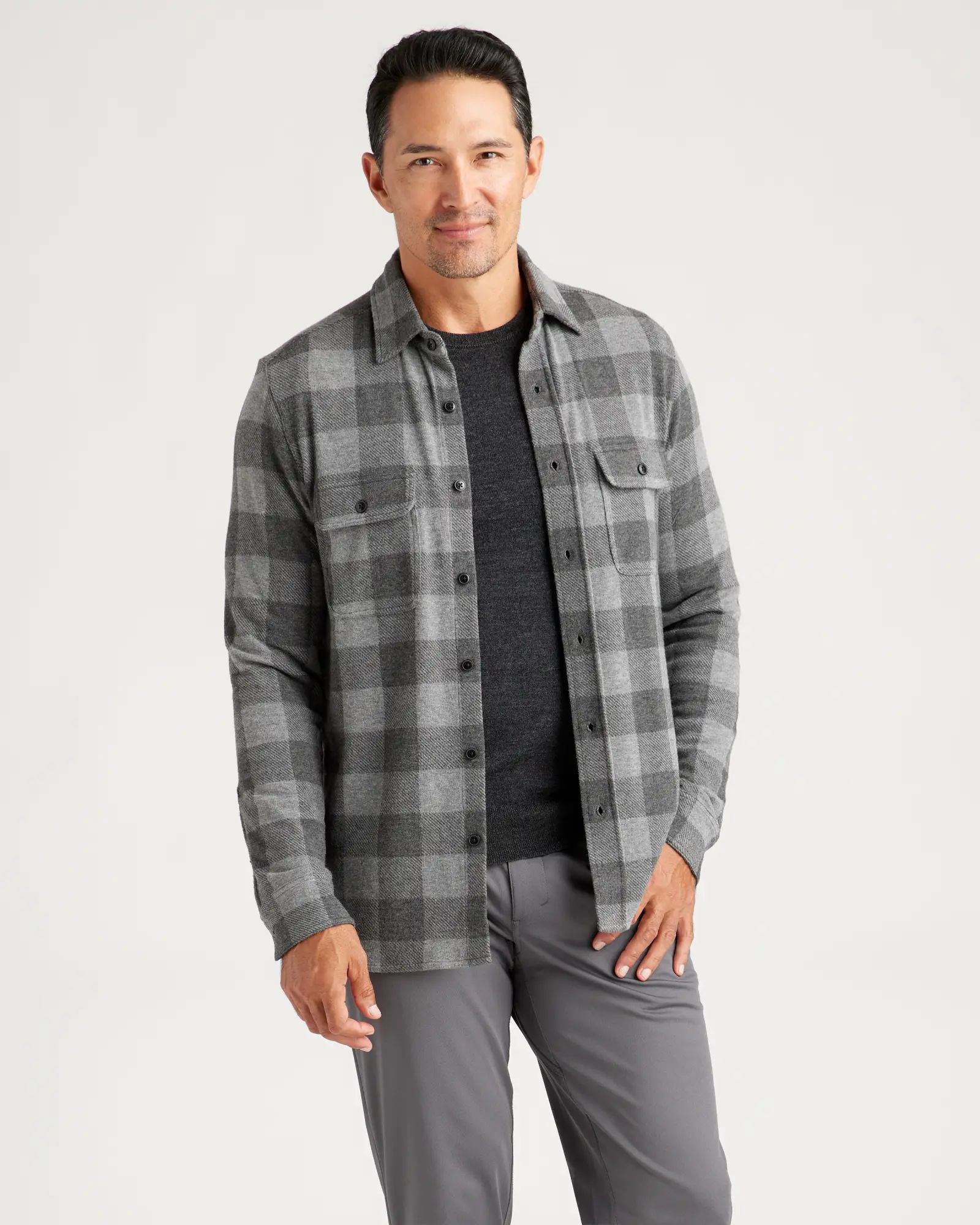 Men's Stretch Sweater Fleece Shirt | Quince
