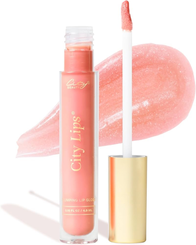 City Beauty City Lips Plumping Lip Gloss - High-Shine Gloss for Fuller, Younger-Looking Lips | Hy... | Amazon (US)