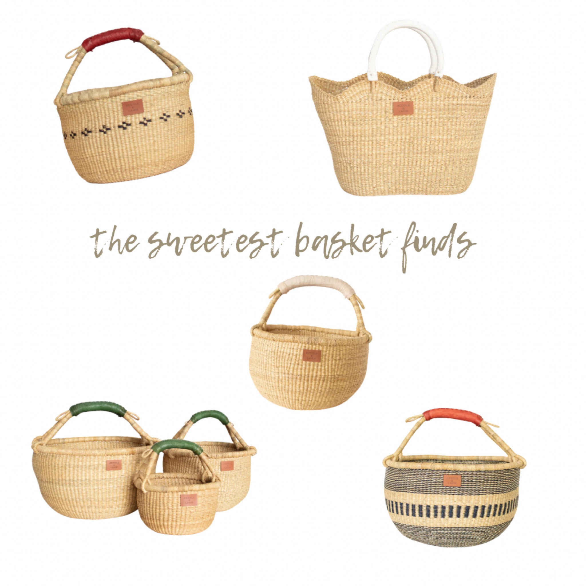 The perfect baskets for all occasions. Including Easter or Beach time fun!  Heddle & Lamm. Easter basket. Spring. Beach tote. Market basket. Moses basket  

#LTKBaby #LTKMostLoved #LTKHome