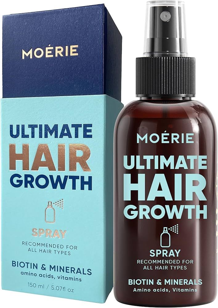 Moerie Ultimate Hair Growth Spray Designed to Strengthen & Stop Hair Loss - 100% Natural Serum fo... | Amazon (US)