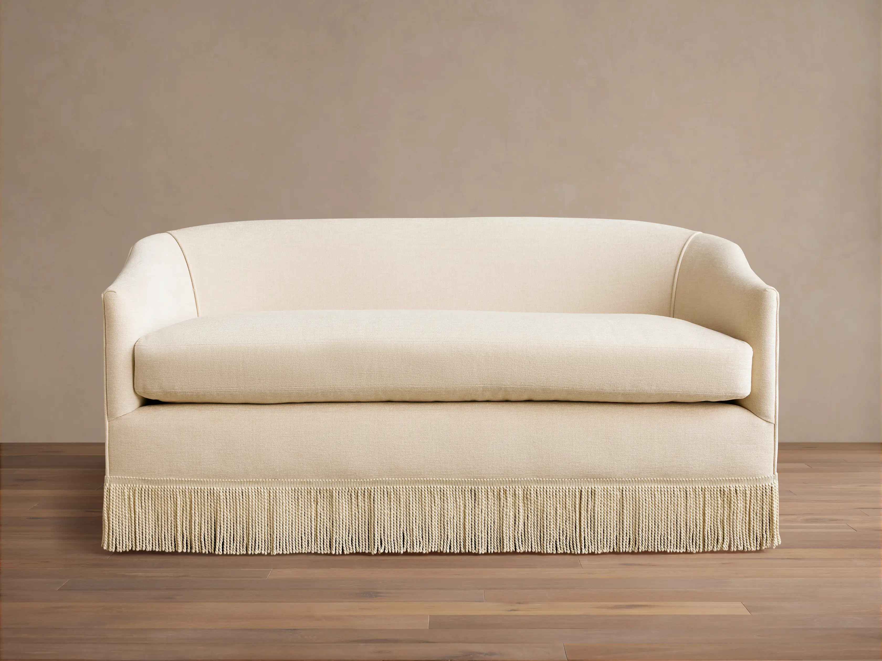 Giles Settee with Fringe | Arhaus
