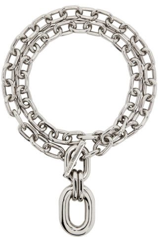 Rabanne - Silver XL Link Necklace | SSENSE